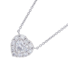 将图像加载到图库查看器中,GRAFF Icon Heart-Shaped Diamond PendantRGP707 18K White Gold