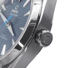 将图像加载到图库查看器中,OMEGA Seamaster Aqua Terra 150m Co-Axial Master Chronometer W41mm Stainless Steel Blue Dial220.10.41.21.03.002