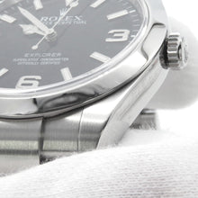 将图像加载到图库查看器中,ROLEX ExplorerI W39mm Stainless Steel Black Dial214270