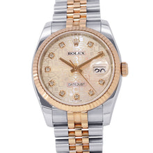 Load image into Gallery viewer, ROLEX Datejust W36mm Stainless Steel K18PG Pink Con Pewter Dial116231G
