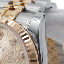将图像加载到图库查看器中,ROLEX Datejust W36mm Stainless Steel K18PG Pink Con Pewter Dial116231G