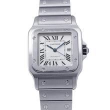 Load image into Gallery viewer, CARTIER Santos Garbe H40mm×W29mm Stainless Steel Silver DialW20055D6