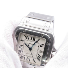 Load image into Gallery viewer, CARTIER Santos Garbe H40mm×W29mm Stainless Steel Silver DialW20055D6