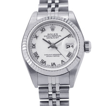 Load image into Gallery viewer, ROLEX Datejust W26mm Stainless Steel K18WG White Dial79174