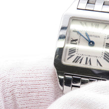 Load image into Gallery viewer, CARTIER Santos Dumoiselle H28mm×W20mm Stainless Steel Beige DialW25064Z5
