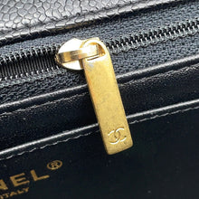 Load image into Gallery viewer, CHANEL Matelasse Single Flap W Chain Shoulder Bag Black Soft Caviar Leather