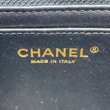 Load image into Gallery viewer, CHANEL Matelasse Single Flap W Chain Shoulder Bag Black Soft Caviar Leather