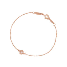 将图像加载到图库查看器中,TIFFANY&Co. Elsa Peretti Diamond by the Yard Bracelet 18K Pink Gold