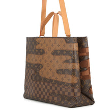将图像加载到图库查看器中,LOUIS VUITTON Shopper Tote NIGO Collaboration BrownM15274 Monogram・Landscape Size MM