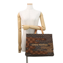 将图像加载到图库查看器中,LOUIS VUITTON Shopper Tote NIGO Collaboration BrownM15274 Monogram・Landscape Size MM