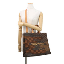 将图像加载到图库查看器中,LOUIS VUITTON Shopper Tote NIGO Collaboration BrownM15274 Monogram・Landscape Size MM