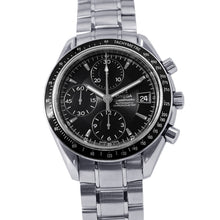 将图像加载到图库查看器中,OMEGA Speedmaster Date W40mm Stainless Steel Black Dial3210.50.00