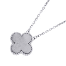 将图像加载到图库查看器中,Van Cleef & Arpels Vintage Alhambra Necklace 2009 Holiday 18K White Gold