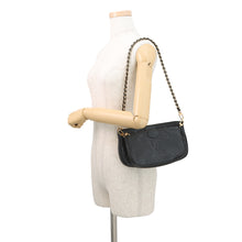 将图像加载到图库查看器中,LOUIS VUITTON Multi Pochette Accessoires NoirM80399 Monogram Empreinte Leather