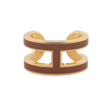 将图像加载到图库查看器中,HERMES Pop Ash Ear Cuff New Gold Gold Plated Lacquer