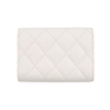 Load image into Gallery viewer, CHANEL Matelasse Classic Small Flap Wallet Tri-fold Wallet WhiteAP0230 Caviar Leather