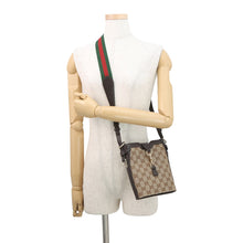 Load image into Gallery viewer, GUCCI Mini Bucket Shoulder Bag Beige/Brown782919 GG Canvas Leather