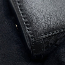 将图像加载到图库查看器中,GUCCI Luce Shoulder Bag Black786027 GG Canvas Leather Size Small