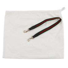 将图像加载到图库查看器中,GUCCI Luce Shoulder Bag Black786027 GG Canvas Leather Size Small