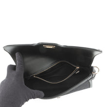 将图像加载到图库查看器中,GUCCI Luce Shoulder Bag Black786027 GG Canvas Leather Size Small