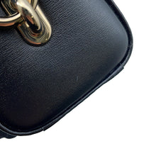 将图像加载到图库查看器中,GUCCI Luce Shoulder Bag Black786027 GG Canvas Leather Size Small
