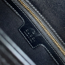 将图像加载到图库查看器中,GUCCI Luce Shoulder Bag Black786027 GG Canvas Leather Size Small