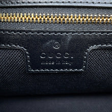 将图像加载到图库查看器中,GUCCI Luce Shoulder Bag Black786027 GG Canvas Leather Size Small