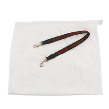 将图像加载到图库查看器中,GUCCI Luce Shoulder Bag Black786027 GG Canvas Leather Size Small
