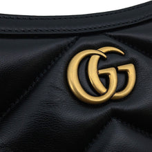 Load image into Gallery viewer, GUCCI GG Marmont ChainShoulder Bag Black777263 Leather Size Small