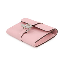将图像加载到图库查看器中,HERMES Glenan Compact Wallet Rose Sakura Swift Leather