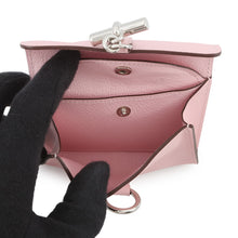 将图像加载到图库查看器中,HERMES Glenan Compact Wallet Rose Sakura Swift Leather