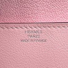 将图像加载到图库查看器中,HERMES Glenan Compact Wallet Rose Sakura Swift Leather