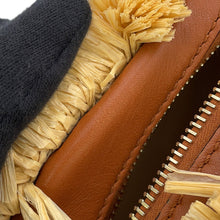 Load image into Gallery viewer, Valentino Garavani RockStudded Shoulder Bag Natural/BrownTW2B0809PWC_43S Straw Leather