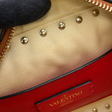 Load image into Gallery viewer, Valentino Garavani RockStudded Shoulder Bag Natural/BrownTW2B0809PWC_43S Straw Leather