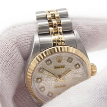 Load image into Gallery viewer, ROLEX Lady Datejust W26mm Stainless Steel K18YG Silver Dial79173G