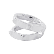 Load image into Gallery viewer, HERMES Clou de H Double Round Ring Size 51/#11 SV925