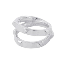 将图像加载到图库查看器中,HERMES Clou de H Double Round Ring Size 56/#16 SV925