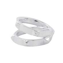 Load image into Gallery viewer, HERMES Clou de H Double Round Ring Size 56/#16 SV925