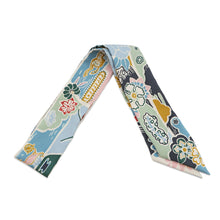 Load image into Gallery viewer, HERMES Twilly Bingata Bingata Blue Ciel/Vert/Rose Pale Silk100%