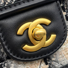 将图像加载到图库查看器中,CHANEL Top handle ChainShoulder White/Black/MulticolorAS3652 Tweed Lambskin