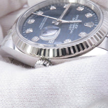 Load image into Gallery viewer, ROLEX Datejust W36mm Stainless Steel Blue fluted Dial126234G