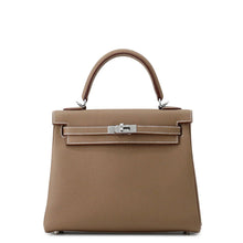将图像加载到图库查看器中,HERMES Kelly Retourne Etoupe Togo Leather Size 25