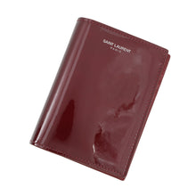 Load image into Gallery viewer, SAINT LAURENT PARIS Credit Card Wallet Bordeaux668726AAEJ16947 Patent Leather