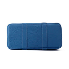 将图像加载到图库查看器中,HERMES Garden Party Blue Wooturmail Negonda Leather Size TPM