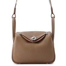 Load image into Gallery viewer, HERMES Lindy Etoupe Taurillon Clemence Size Mini