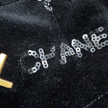 将图像加载到图库查看器中,CHANEL CHANEL 22 Sequins Shoulder Bag BlackAS3260 Velour Size Small