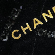 将图像加载到图库查看器中,CHANEL CHANEL 22 Sequins Shoulder Bag BlackAS3260 Velour Size Small