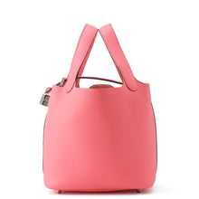将图像加载到图库查看器中,HERMES Picotin Lock Rose Azalee Taurillon Clemence Size PM