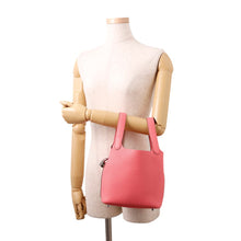 将图像加载到图库查看器中,HERMES Picotin Lock Rose Azalee Taurillon Clemence Size PM