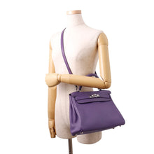 Load image into Gallery viewer, HERMES Kelly Retourne Iris Togo Leather Size 28